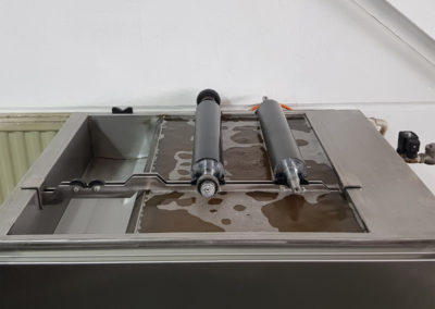 Ultraschallanlage mit Nachspülbecken